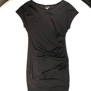 Aqua Ruched Mini Dress